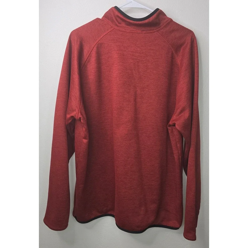 NORTH FACE Canyonlands Heather Red Size XL 1/4 Zip -2375